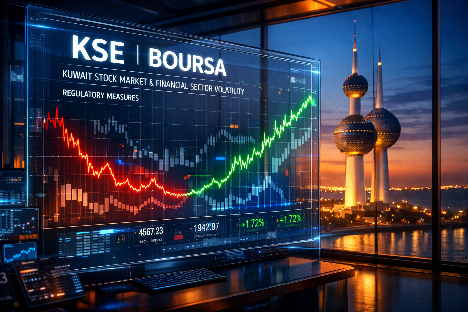 Kuwait Stock Market & Financial Sector Volatility